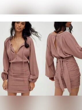 Free People The Only One Mini Dress 100% cotton